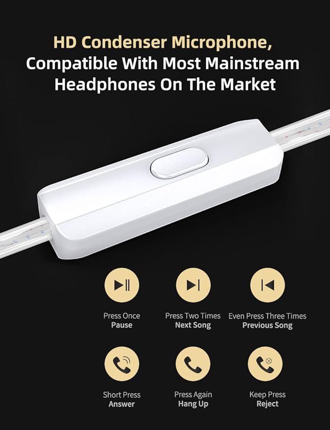 KZ ZSN Pro X IEM Earphone in Ear Monitors, 1BA+1DD Dual Driver Noise Cancelling Wired Gaming Earbuds, Deep Bass Stereo Sound Headphones with 3.5 Plug 2PIN Detachable Tangle-Free Cable (Gold, with Mic)