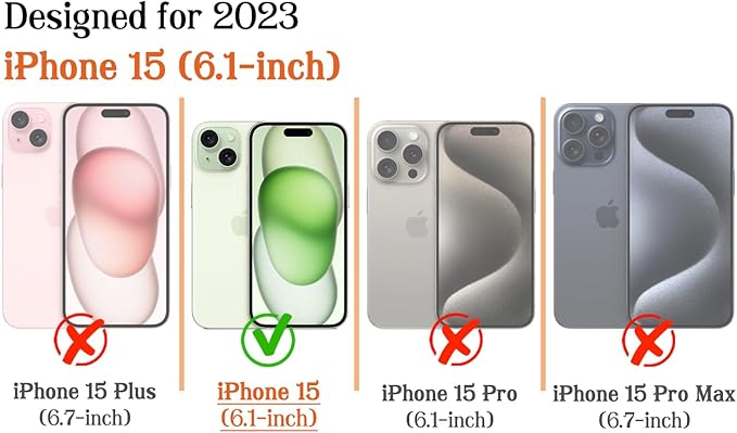 Magnetic for iPhone 15 Case Cute Stripes Phone Case, Shockproof Slim TPU and Hard PC Protective Phone Cover Compatible with MagSafe Designed for Women Girls, Gray