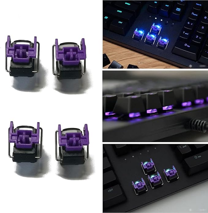 Pcs Purple Optical Switches Hot Swap Switch for Razer Huntsman Gaming Mechanical Keyboard