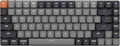Keychron K3 Version 3 Low Profile Wireless Mechanical Keyboard, 75% Layout QMK Programmable Bluetooth 5.2/Wired, White Backlit with Shine-Through Keycaps for Mac Windows Linux