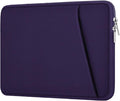 Laptop Sleeve 14 inch, Durable Carrying Bag Shockproof Protective Case Cover, Handbags Briefcase Laptop Bag Compatible with 14" MacBook Air/Pro HP Asus Lenovo Notebook Computer, Purple
