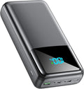 Portable Charger Power Bank 50000mAh, USB-C PD 30W Fast Charging External Battery Pack, Portable Phone Charger for iPhone 17/1615/14/13/12/11 Samsung Android (Gray)