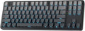 Redragon K707 PRO GB 80% Gasket RGB Gaming Keyboard, 3-Modes Wireless TKL Mechanical Keyboard w/Hot-Swap South-Facing LEDs Socket, PBT Gradient Keycaps & 5-Layer Noise Dampening, Custom Linear Switch