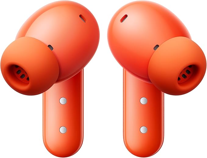 CMF Buds 2a Wireless Earbuds Active Noise Cancelling 42dB Hybrid ANC Bluetooth Headphones, 12.4mm Dynamic Driver for Big Bass, 4 Mics Clear Calls, Sport Ear Buds for iPhone, Android, Orange