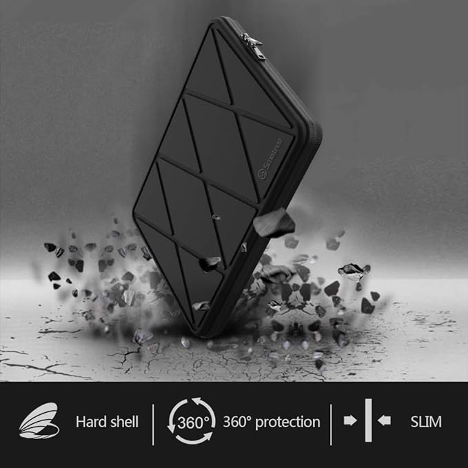 Smatree 15inch Protective Hard Sleeve Case for Portable Monitor and Laptop, Compatible with 15.6/15.8 SideTrak Solo Pro Bag, Travel Business Work Notebooks Carrying Case