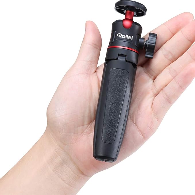 Rollei 22774 Mini Tripod Comfort Desktop Table Tripod with 360° Ball Head for DSLR, DSLM and Compact Cameras