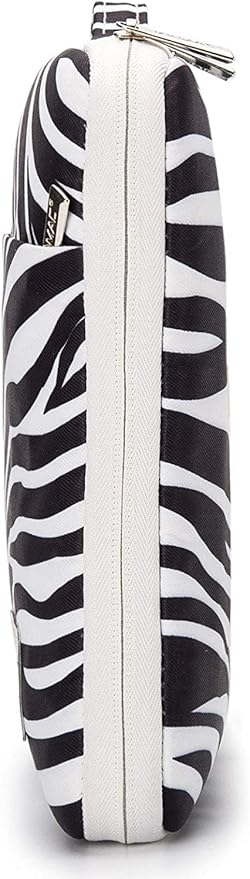 Kinmac 360 Degree Protective Laptop Sleeve Case Bag with Handle for MacBook Air 15 inch and 15 inch-15.6 inch HP Lenovo Dell ASUS Acer Notebook Computer (Zebra)