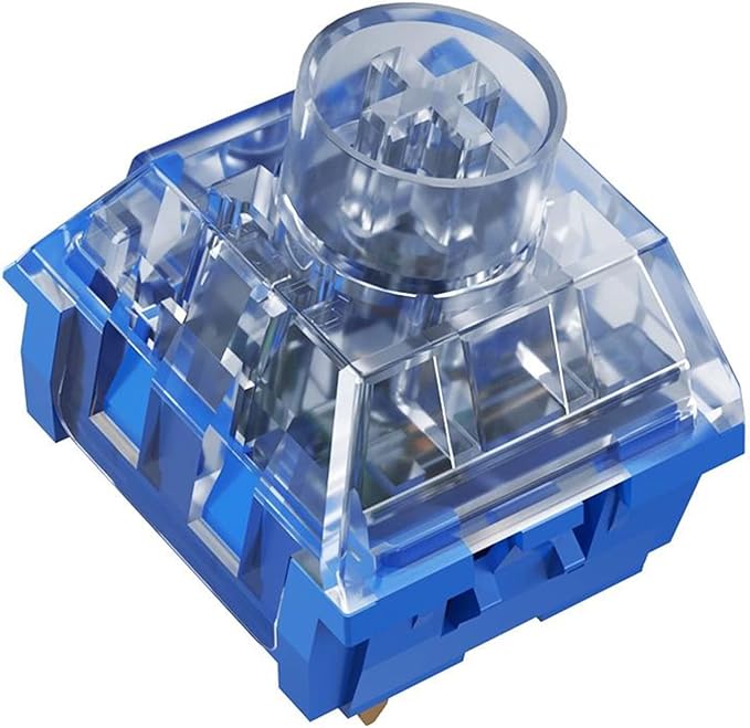 Kailh Deep Sea Silent Pro Islet Switch, 45gf Linear Silent Mechanical Keyboard Switch, 1.8mm Actuation, 100M Life, Pre-Lubed, Dustproof/Waterproof for Office/Gaming Keyboard（Silent Islet 90pcs）