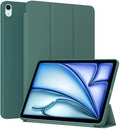 Case for iPad Air 13 Inch M3 2025 & M2 2024, Slim, Lightweight & Durable Trifold Stand Protective Cover, Support Auto Wake/Sleep, Green