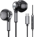 USB C Headphones for Samsung Galaxy S26 S25 S24 S23 S22 S21 S20 A56 A17 A16 Wired USB C Earbuds with Mic Volume Control Earphones USB Type C Headphones for iPhone 17 16 15 Pro Max Plus iPad 10 Pixel