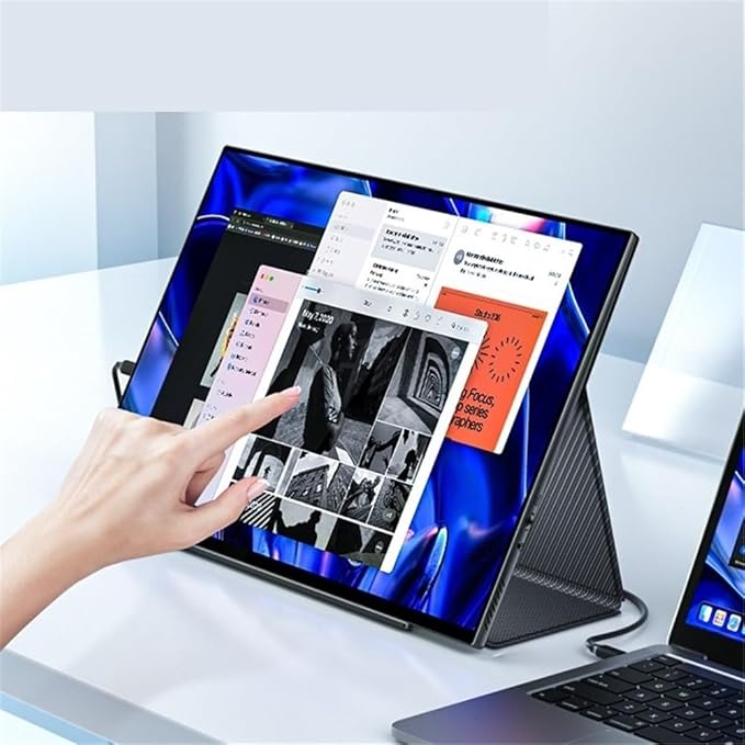 Portable Laptop Monitor 14 Inch 60Hz 4K IPS Full HD 400nit Portable Monitor Office Extension Screen Gaming Display