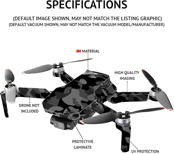 MightySkins Compatible with DJI Mini 2 Portable Drone - Orange Camo | Protective, Durable, and Unique Vinyl Decal wrap Cover | Easy to Apply, Remove, and Change Styles | Made in The USA