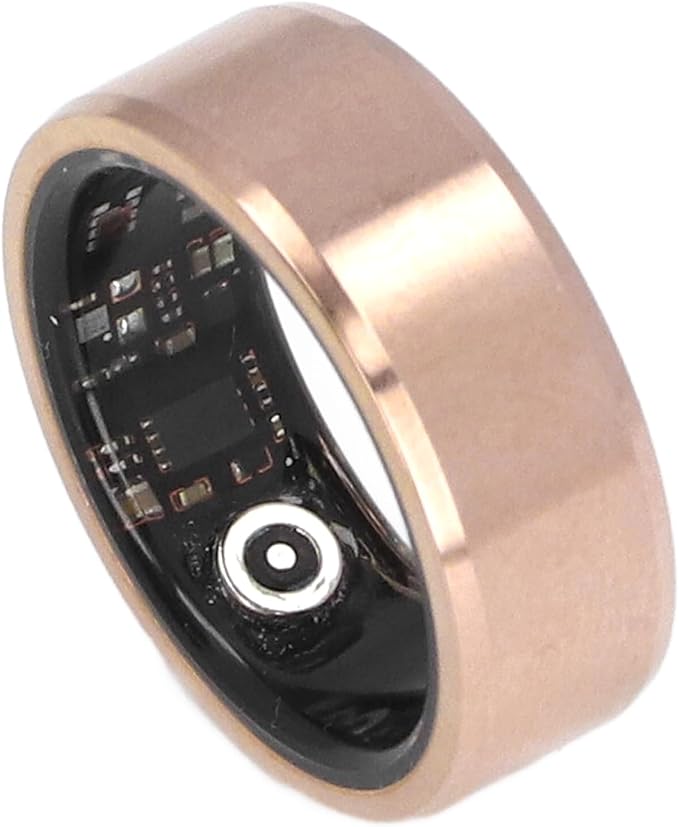 Smart Ring Health Tracker, Fitness Tracker Ring Monitoring Sleep Quality and Heart Rate, Waterproof Wearable Healthy Data Recorder with APP