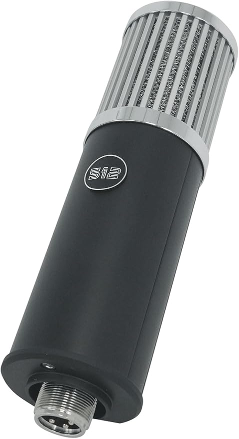 512 Audio by Warm Audio Skylight Large Diaphragm Studio Condenser XLR Microphone + Shock Mount + Bag for Recording and Podcasting