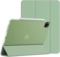 JETech Case for iPad Pro 11 Inch, 2022/2021/2020 Model, Slim Stand Hard Back Shell Smart Cover with Auto Wake/Sleep (Matcha Green)