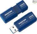 GIGASTONE Z80 256GB 2Pk USB 3.2 Gen2 Solid State Drive, High Speed 1000MB/s, Capless Retractable Design Pen Drive, Carbon Fiber Style, Reliable & Durable, USB 2.0/3.0/3.1 Compatible