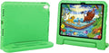 Kids Case for iPad A16 11th (2025)/iPad 10th Gen (2022) with Pencil Holder & Handle Stand, Super Protection EVA Toddler-Friendly Cover for iPad 11"(A16)/10th Generation 10.9"-Green