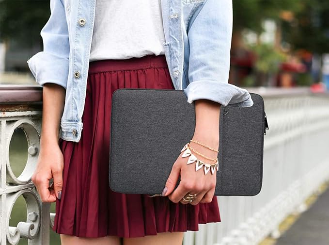 Drawing Tablet Sleeve Bag for XP-Pen Deco 01 V3, UGEE M708, Wacom Intuos Pro Medium PTH660/ Wacom One Case, Space Grey