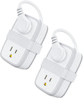 2 Pack Power Strip with USB C Ports, 4 Outlets 3 USB(1 USB-C), NTONPOWER Small Power Strip with 4ft Short Extension Cord Flat Plug, Compact Power Strip for Travel Hotel Cruise Essentials, White