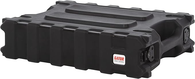 Gator Cases Pro Series 2U Rack Case with Shallow 13" Depth, Roto Molded Made in USA (G-PRO-2U-13)