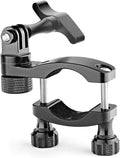 Bike Handlebar Mount forGopro Hero 13 12 11 10 9 8 DJI Osmo Insta360 AKASO and Other Action Camera 360-degree Rotation for 0.6-1.38 inch All-Aluminum Bicycle Motorcycle Handlebar Selfie Stick
