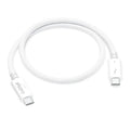 CalDigit Thunderbolt 4 Pro Braided Cable - 40Gbps 240W Power Delivery, Compatible with Thunderbolt 3, Thunderbolt 5, USB4 Type C, MacBook Pro, iMac, iPhone 17 (Pro 0.5m Thunderbolt 4/USB4, White)