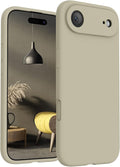 FireNova Magnetic for iPhone Air Case, Compatible with MagSafe, [Integrated Silicone Camera Control Button] [Camera Protection] Microfiber Lining Phone Case for iPhone 17 Air, 6.5", Khaki