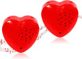 Civaner 2 Pack Voice Recorder for Stuffed Animal 20 Second Red Heart Voice Recorder Sound Recording Device Recordable for Plush Bears Toy