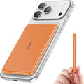 TRKOY for Magsafe Portable Charger, 5000mAh Magnetic Power Bank with USB-C Charging, Travel Essential for Magsafe Battery Pack Compatible with iPhone 17/16/15/14/13/12,Cosmic Orange
