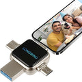 Photo Stick Flash Drive,LONGWIND 512GB USB 3.0 High Speed Thumb Drive,USB Memory Stick Portabl External Easy Backup Photo Storage for Phone/Android/PC/Laptop/Tablet (Silver)