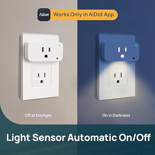 Matter Smart Plug 2pack Bundle with Matter Smart Plug with Night Light 4pack (Compatible with Alexa, Apple Home, Google, Smart Outlet 15A/1800W Max, 2700K Soft White, Plug into Wall, Timer&Schedule)
