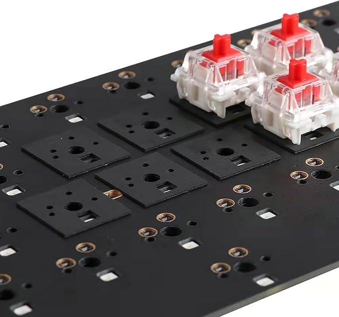 120PCS Black PORON Keyboard Switch Pads - Modern Mechanical Keyboard Accessory for Gaming & Office - Cherry MX Compatible - Hot-Swappable - USB Connected