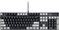 Merdia 104 Keys Full Size Mechanical PC Gaming Keyboard | Hot Swappable LED Backlit Light Up Wired Mechanical Computer Keyboards | Brown Switch US Layout Black & Grey Keycaps Keyboard for Gaming
