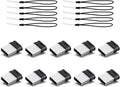 K&ZZ 16GB Mini Flash Drive 10 Pack 16G Small USB Drive with Lanyard Low Profile USB 2.0 Flash Drive 16 GB Tiny Thumb Drive Memory Stick (16GB, Black)