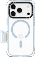 ORNARTO Air Case for iPhone 17 Pro Clear | Military-Grade Drop Protection | Camera Control Button | Compatible with MagSafe | Built-in Air Phone Cover - Light Blue