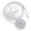 iPhone Magnetic Wireless Fast Charging[Apple MFi Certified] 6FT Wireless Charging Pad with iPhone 17 USB C Charging Block Apple 15W 6FT Magnetic Charge for iPhone 17/16/15/14/13/12/Pro/Pro Max,AirPods