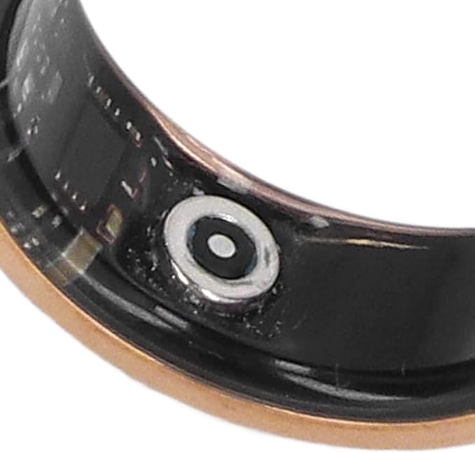 Smart Ring Health Tracker, Fitness Tracker Ring Monitoring Sleep Quality and Heart Rate, Waterproof Wearable Healthy Data Recorder with APP