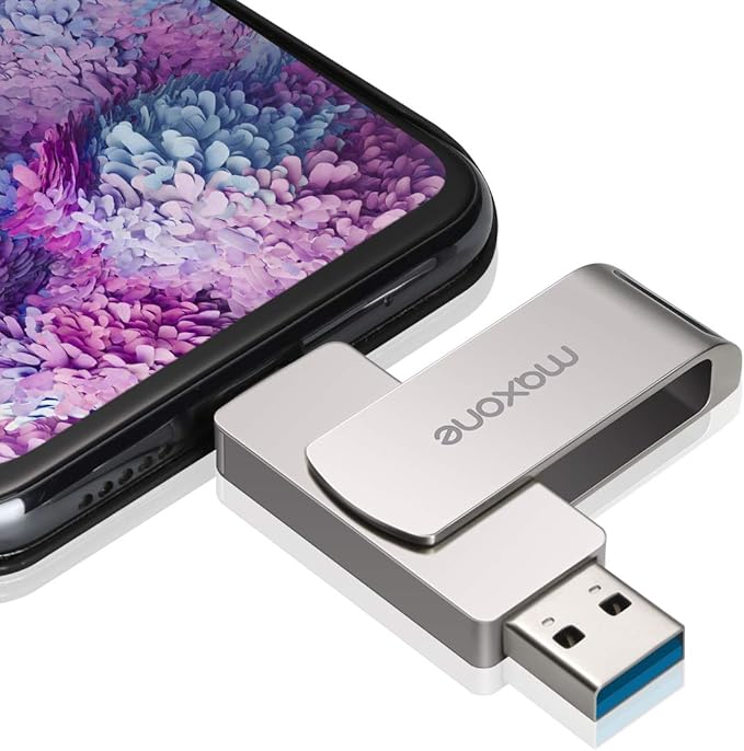 Maxone Flash Drive USB Type C Both 3.1 Tech - 2 in 1 Dual Drive Memory Stick High Speed OTG，Compatible with Android Smartphone Computer, MacBook, Chromebook Pixel (256GB)