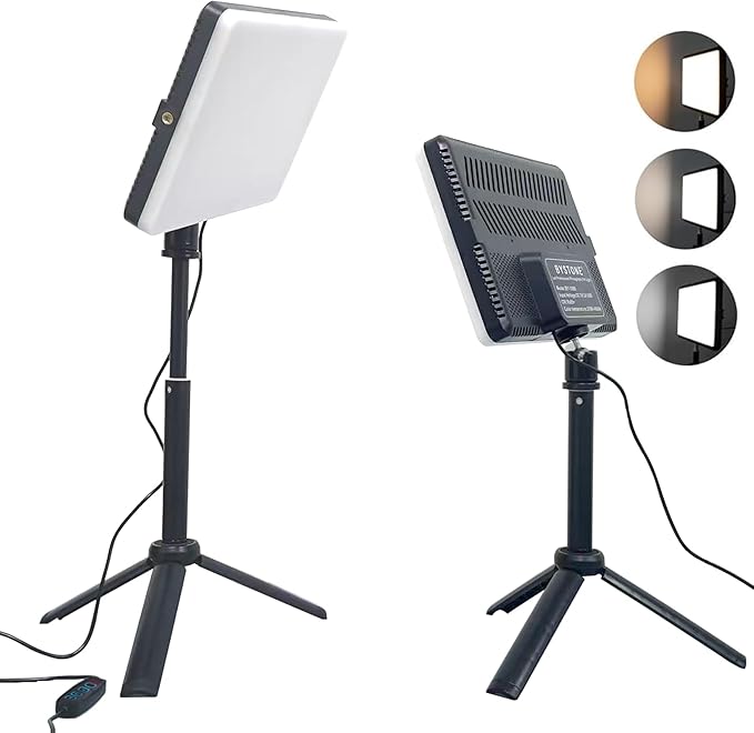2 Pack LED Photo Lighting kit with Stand 2800-6500K Dimmable Photoshoot Lights for Product Photography,12" Background Lights for Streaming,Video Recording, Food Picture,Content Creators