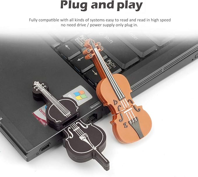 5 x 32GB Musical Instruments USB Flash Drive Computer Memory Stick USB 2.0 Pendrive for Students
