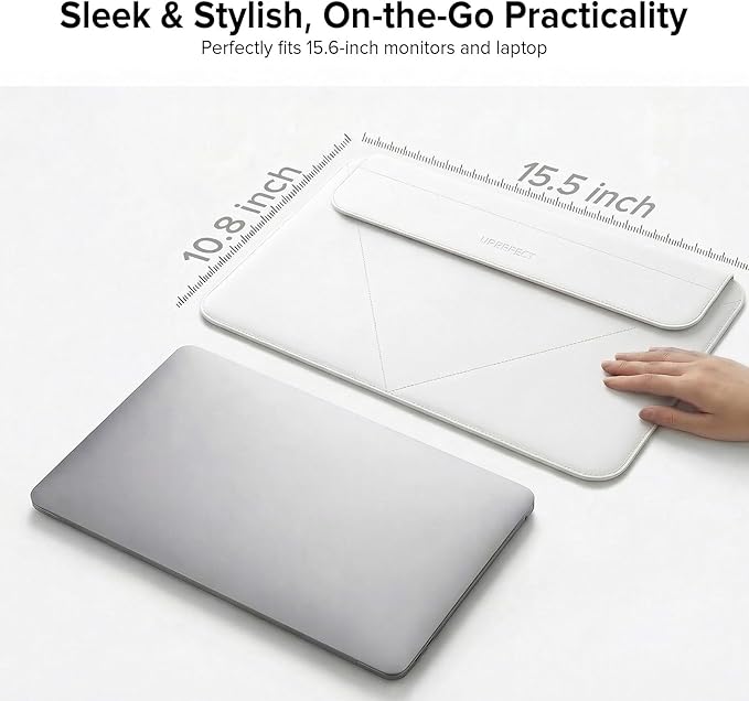 UPERFECT Protective Laptop Case 15.6 inch Laptop Sleeve Compatible with MacBook Air M5 A3448 M4 A3241 M3 A3114 M2 A2941 2026-2023, 15.6'' Tablet and Laptop, Polyester Protective Sleeve Bag