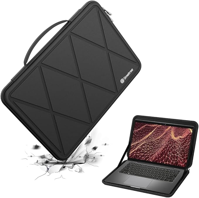 Smatree Hard EVA Protective Sleeve Case Compatible for 14 inch Dell Pro 14 Premium (PA14250),Latitude 9440/9450 2-in-1, Notebook Sleeve Bag (X8038)