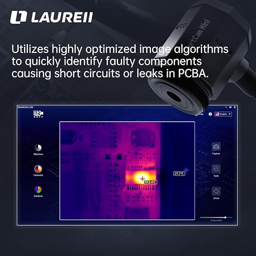 IIT ShortCam AS Series Infrared Camera Thermal Imaging Analyzer Detachable Infrared Lens Allowing for Various Innovative DIY,Desktop Thermal Imaging Camera (AS21)