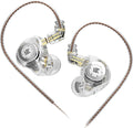 KZ EDX Pro in Ear Monitor Headphones KZ IEM Earphones Dual DD HiFi Stereo Sound Stage Earphones Wired Noise Cancelling Gaming Earbuds for Musicians Singer Audiophiles
