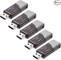 PNY 128GB Turbo Attaché 3 USB 3.0 Flash Drive 5-Pack – Grey, P-FD128X5TBOP-MP, 100MB/s, Light-Weight Durable - Data Storage and Transfer