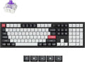 Keychron Q6 HE Wireless Custom Magnetic 100% Full Keyboard, 2.4 GHz/Bluetooth/Wired QMK Aluminum Rapid Trigger Hot-Swappable Programmable Gateron Double-Rail Magnetic Switches for Mac Windows Linux