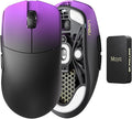 Lamzu Maya Champion Edition Wireless Gaming Mouse, Ultra-Lightweight 45g, Optical Switch, Golden TTC Dust-Proof Encoder, Pixart PAW 3950 IC, 8K Compatible, Compatible with PC/Mac (Purple Shadow)