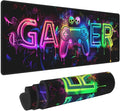 Mouse Pad Gaming - Large Mouse Pad for Desk with Waterproof Surface & Durable Design Desk Mat for Desktop & Office Accessories (Gamer)