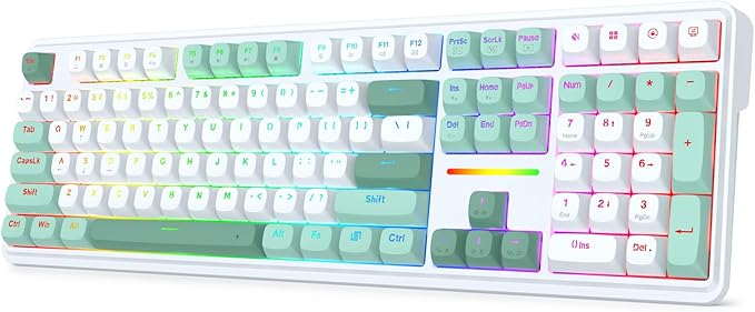 Redragon K745 HE Rapid Trigger Gaming Keyboard, 8K Wired Mechanical Keyboard w/Next-Gen UltraMag 100% POM Silky Magnetic Switch, Dual-Module Floating Patent Structure Design, 5-Layer Noise Dampening