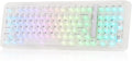 KiiBoom Phantom98 Lite 96% Wireless Mechanical Gaming Keyboard, VIA Programmable, Creamy Keyboard with Gasket, 8000mAh Battery, Hot Swap, RGB Backlits, NKRO for Win/Mac (Clear, Mochi Switch)